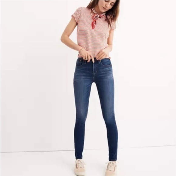 Madewell 10 inch high rise skinny - Picture 1 of 6